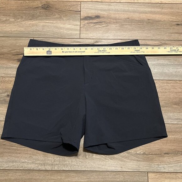 OOBE Uniform Shorts SZ 10 Gray Pockets Elastic Waist Stretch Lightweight Outdoor - Picture 3 of 11